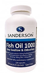Sanderson Fish Oil 1000 Concentrate 220s