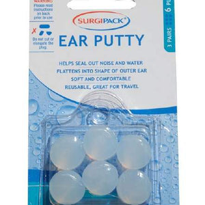 Surgipack Ear Plugs Ear Putty (3 Pairs)