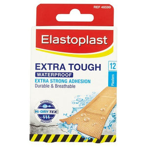 Elastoplast Extra Tough Fabric Waterproof Dressings 8s