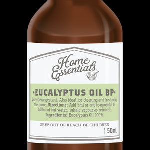 Health Essentials Eucalyptus Oil Bp 50ml