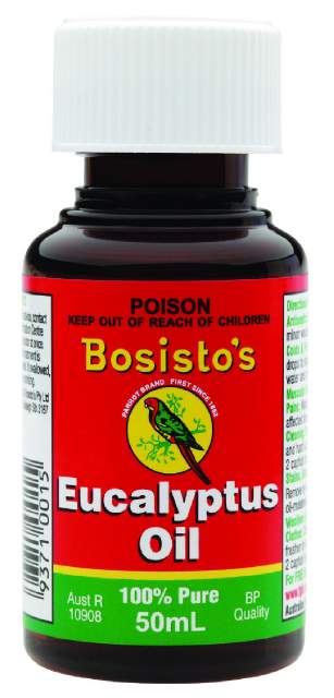 Bosistos Eucalyptus Oil 50ml