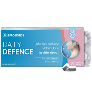 Blis Dailydefence Strawberry Lozenges 30s