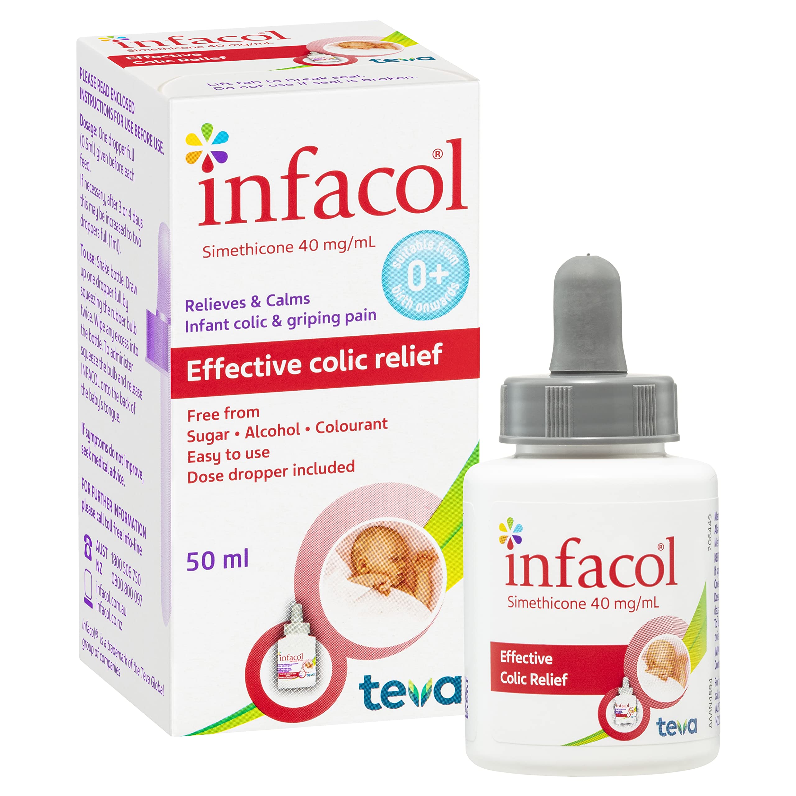 Infacol Wind Drops 50ml - Solution for Infants with Colic and Trapped Wind