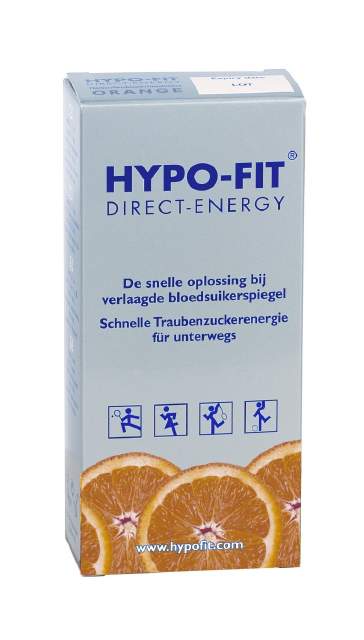 Hypo-Fit Direct Energy Gel Sachet Orange 12Pk