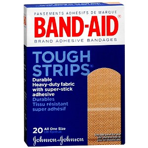 Bandaid Tough Strips Regular 20Pk