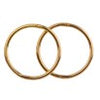 Glam 60414 Reg Plain Gold Slpr