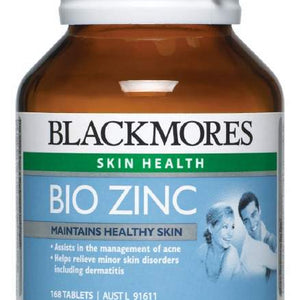 Blackmores Bio Zinc Tabs 168s