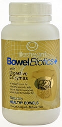 Lifestream Bowel Bio+ With Digestive Enzymes Powder 200g