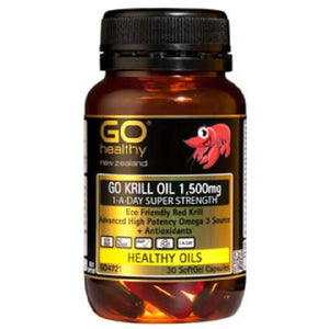 Go Healthy Krill Oil 1500mg 1 A Day 30s