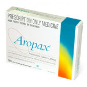 Aropax Paroxetine 20mg Tablets 30 (Prescription Only - Do Not Buy Unless You Have A Script)