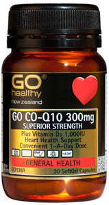 Go Healthy Coq10 300mg + Vitd 60s