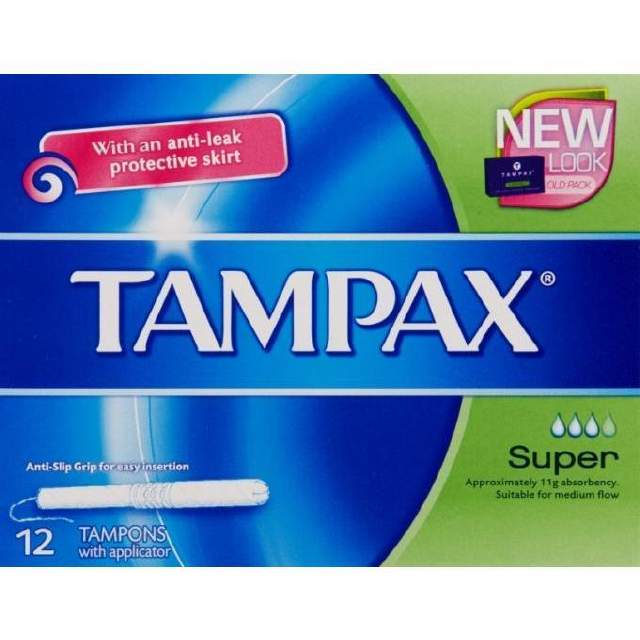 Tampax Tampon Super 12s