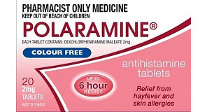 Polaramine Tabs 2mg 20s