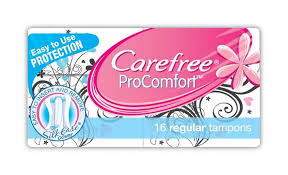Carefree Tampons Procomfort Regular 16s