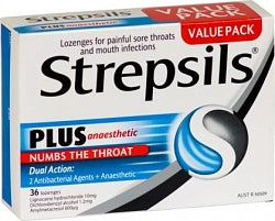 Strepsils Anaesthetic Plus 36s