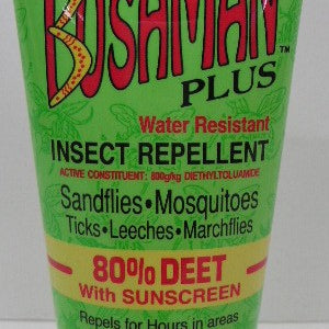 Bushman Plus Dry Gel 80% + Sunscreen 75g