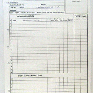 Medico Signing Sheets Loose 500