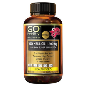 Go Healthy Krill Oil 1500mg 1 A Day 60s