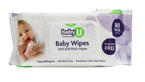Baby U Hypoallerg. Alc/F Wipes 80