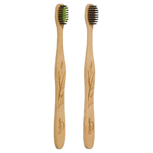 Colgate T/B Bamboo Charcoal Soft 2Pk
