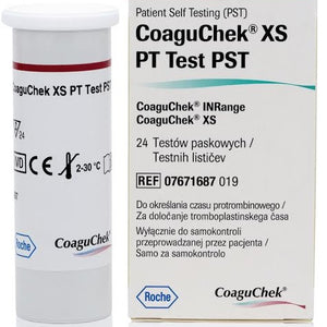 Coaguchek Xs Pt 24 Strips 1 Vial