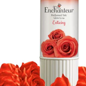 Enchanteur Talc Enticing - Long-Lasting Fragrant Talcum Powder for Summer