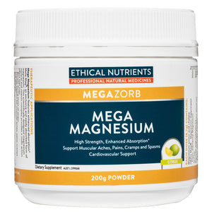 Ethical Nutrients Megazorb Pwdr Citrus 200g