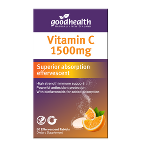Good Health Vitamin C 1500mg Effervescent 30's
