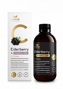 Harker Vit C +Elderberry 200ml