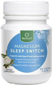 Lifestream  Magnesium Sleep Switch 60Caps