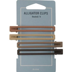 Mae 40-2116 All. Clips Neutral 4 - Pack of 40 All-Purpose Clips for Organizing and Securing Documents or Items