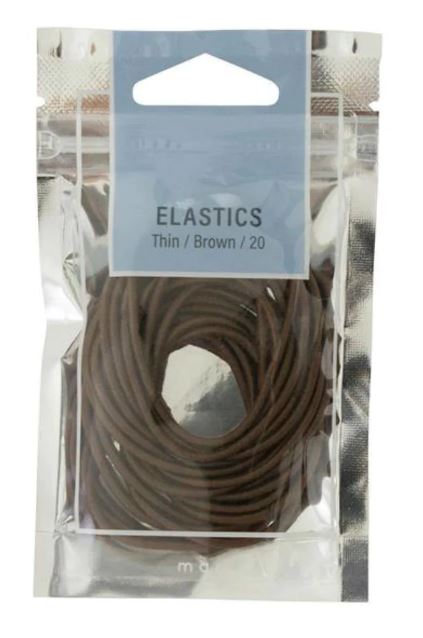 Mae 40-2201Br Elast. Thin Brown 20 - Comfortable and Stylish Elastic Socks in Brown Color with High Durability and Protection for Feet Against Bacteria and Perfect for Gifts
