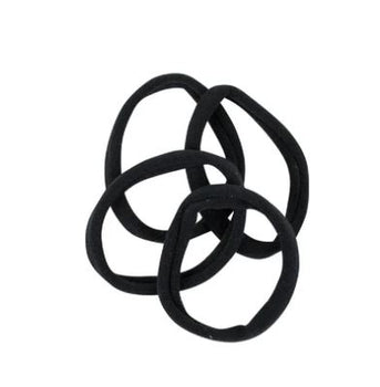 Mae 40-2239 Elast Lrg Ponytailer 4 - Set of Four Large-Sized Comfortable and Stylish Ponytail Holders