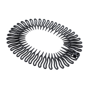 Mae Headband with Springcomb in Black