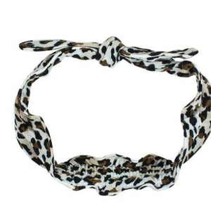 Mae 40-2309L Headband Muslin Leopard