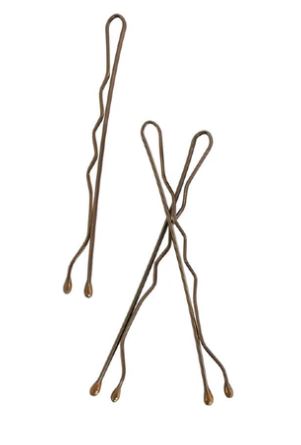 Mae 40-2600Bl Bobby Pins - Pack of 80 Blonde-Colored Bobby Pins for All Hair Types