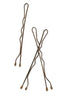 Mae 40-2600Bl Bobby Pins - Pack of 80 Blonde-Colored Bobby Pins for All Hair Types