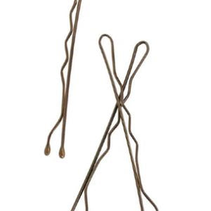 Mae 40-2600Bl Bobby Pins - Pack of 80 Blonde-Colored Bobby Pins for All Hair Types