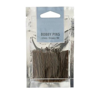 Mae 40-2600Br Bobby Pin Set - Brown (Pack of 80)
