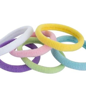 Mae Elastic Ponytails Pastels 15-Pack