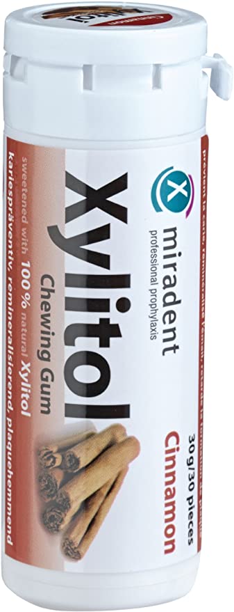 Miradent Xylitol Cinnamon Gum 30
