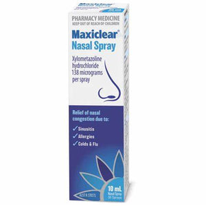 Maxiclear Xylometazoline Nasal Spray - Relief from Nasal Congestion