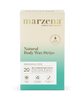 Marzena Natural Body Wax Strips 20's
