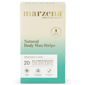 Marzena Natural Body Wax Strips 20's