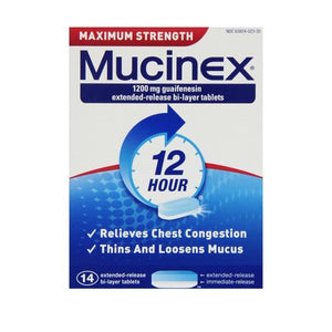 Mucinex Maximum Strength 1200mg 14s
