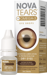 Nova Tears Eye Drops +Omega 3ml