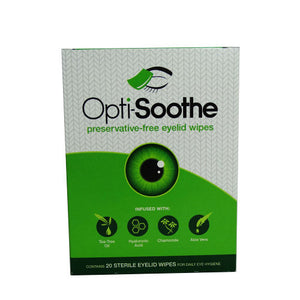 Opti-Soothe Eyelid Wipes 20s