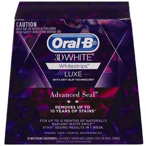 Oral B Luxe Adv. Seal Wh Strips14Pk