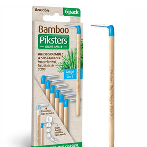 Piksters Bamboo Blue Ra Size 5 6Pk