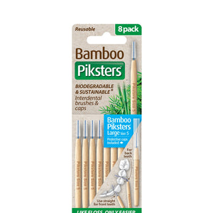 Piksters Bamboo Blue Size 5 8Pk